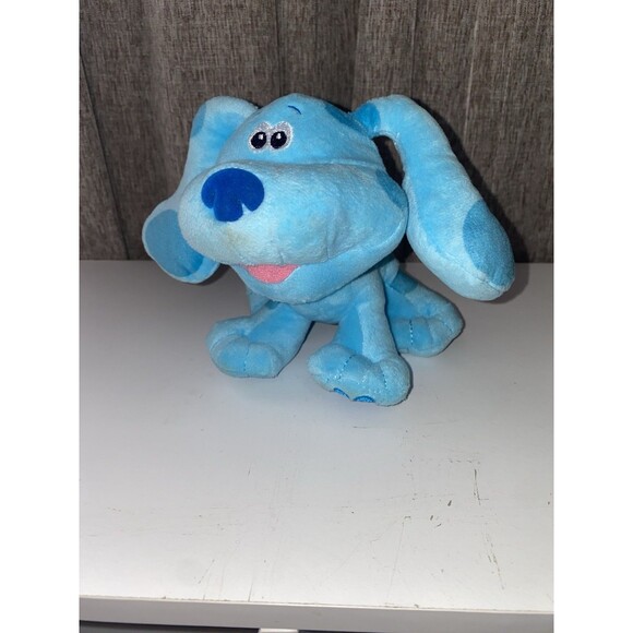 Blues Clues & And You 7" Plush Stuffed Blue Spotted Dog 2022 Nickelodeon - Picture 1 of 3